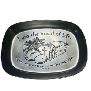 Bread Of Life Plate Silver